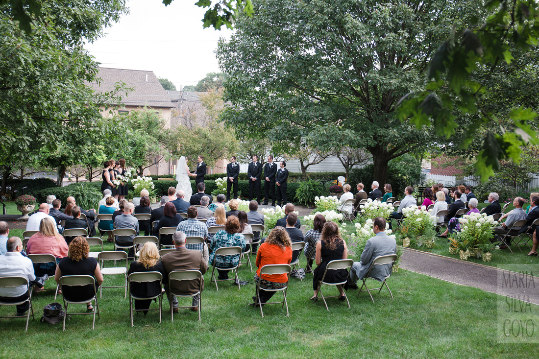 Ceremony at the Lititz Museum Gardens