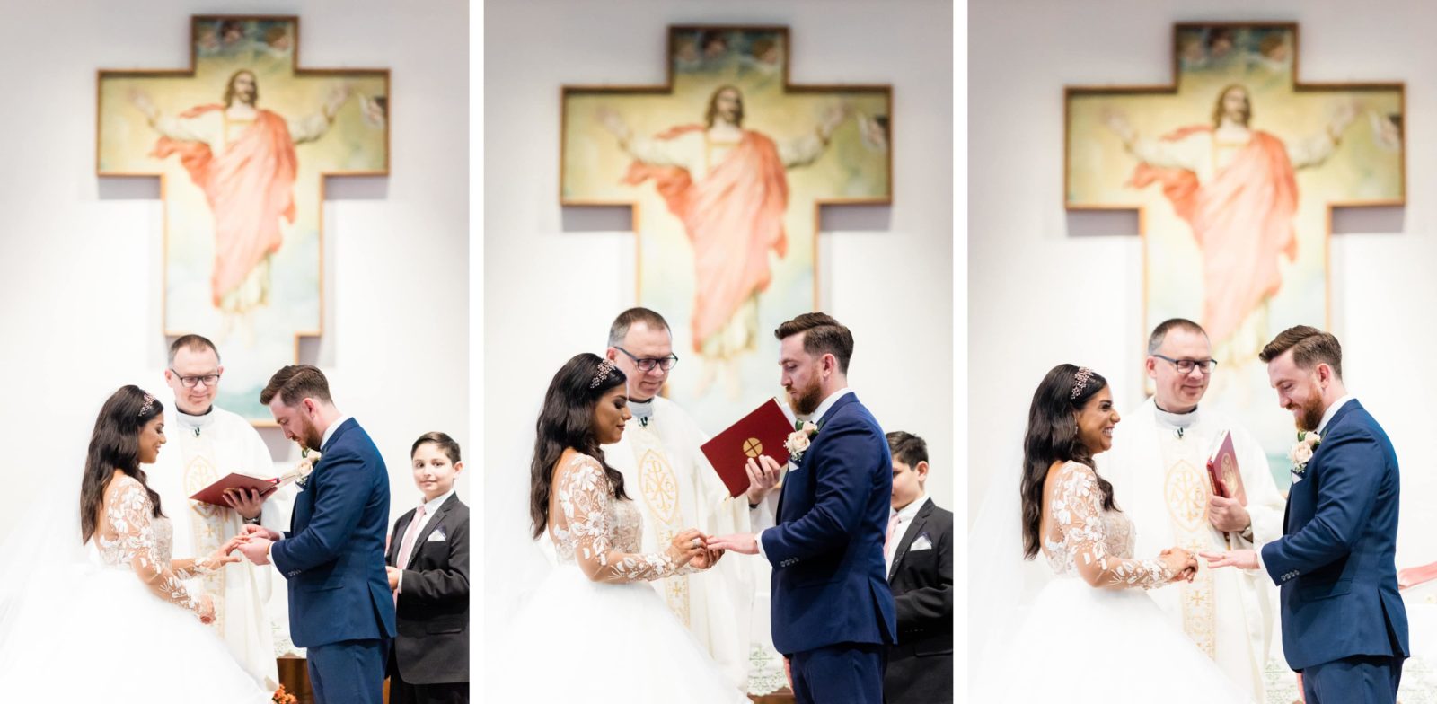 Saint Agnes church ceremony in Greenport NY