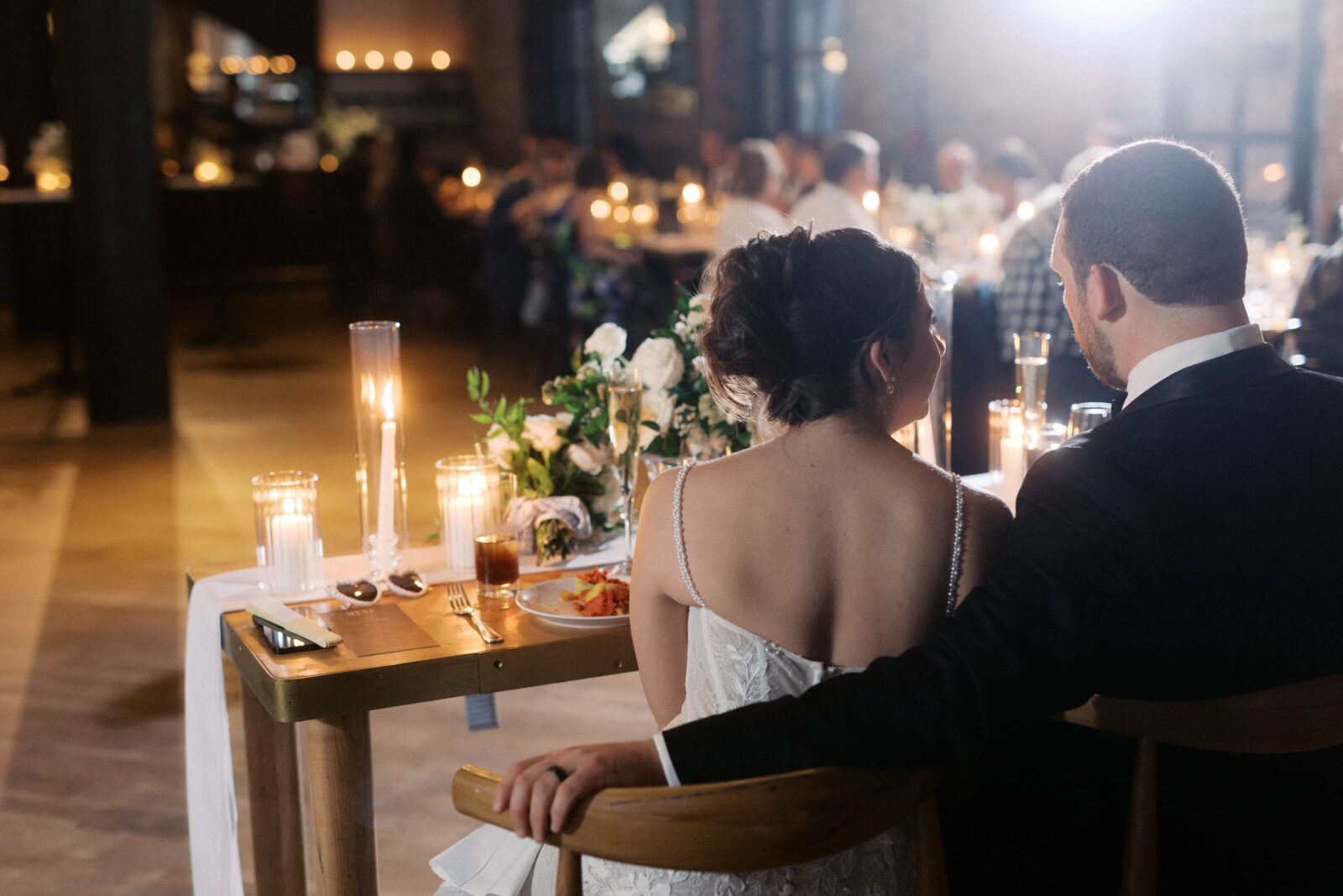 Wythe Hotel Wedding reception candids